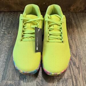 NOBULL Strength Training Shoes in Neon Yellow with Multicolor Sole Size 9 NWT